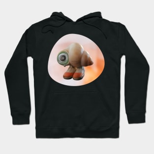 Marcel the Shell with Shoes On in a Gradient Frame Hoodie